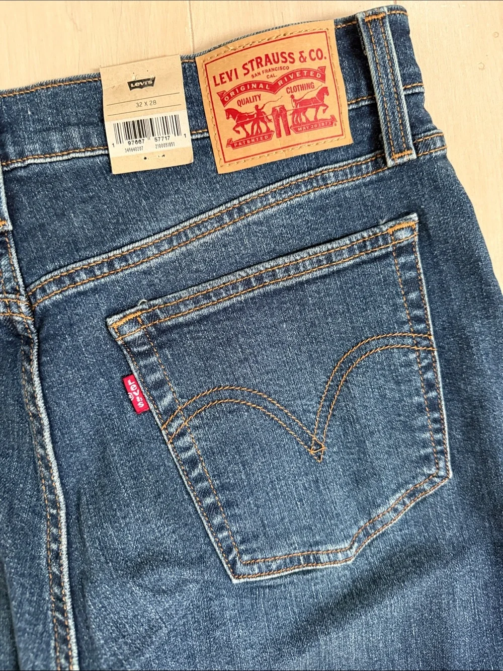 Levi's Men's Indigo Straight Jeans